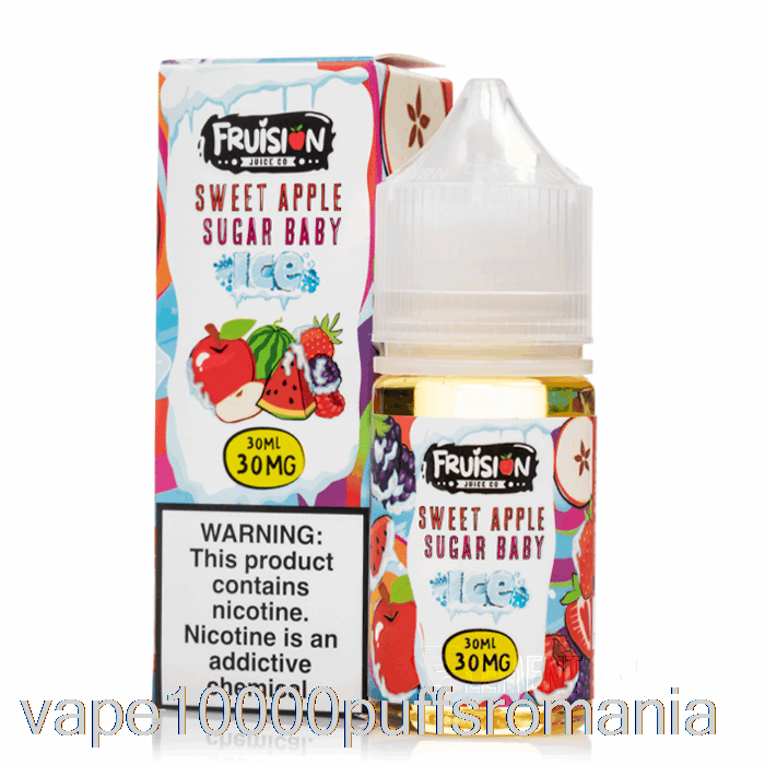 Vape Romania Iced Sweet Apple Sugar Baby - Saruri De Fruision - 30ml 50mg